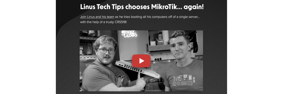 MikroTik Linus Tech Tips