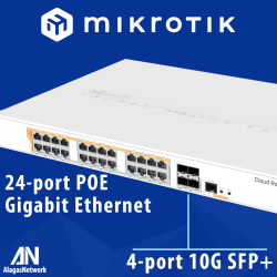 MikroTik Cloud Router Switch 328-24P-4S+RM